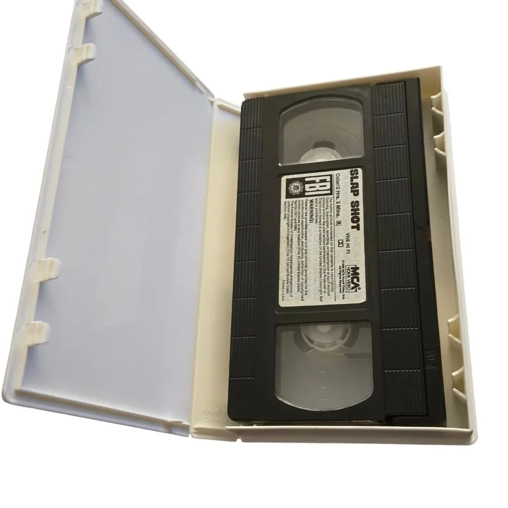 Slap‎ Shot VHS Paul Newman Cult Classic Sports Comedy Hard Shell Rare 1985
